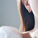 Star Hoop Earrings