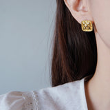 Square Vintage Earrings