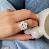 Smile Face Ring - eclorejewelry