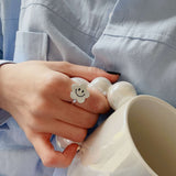 Smile Face Ring - eclorejewelry