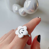 Smile Face Ring - eclorejewelry