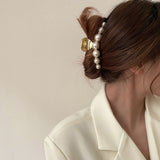 Pearl Style Hair Claw - eclorejewelry