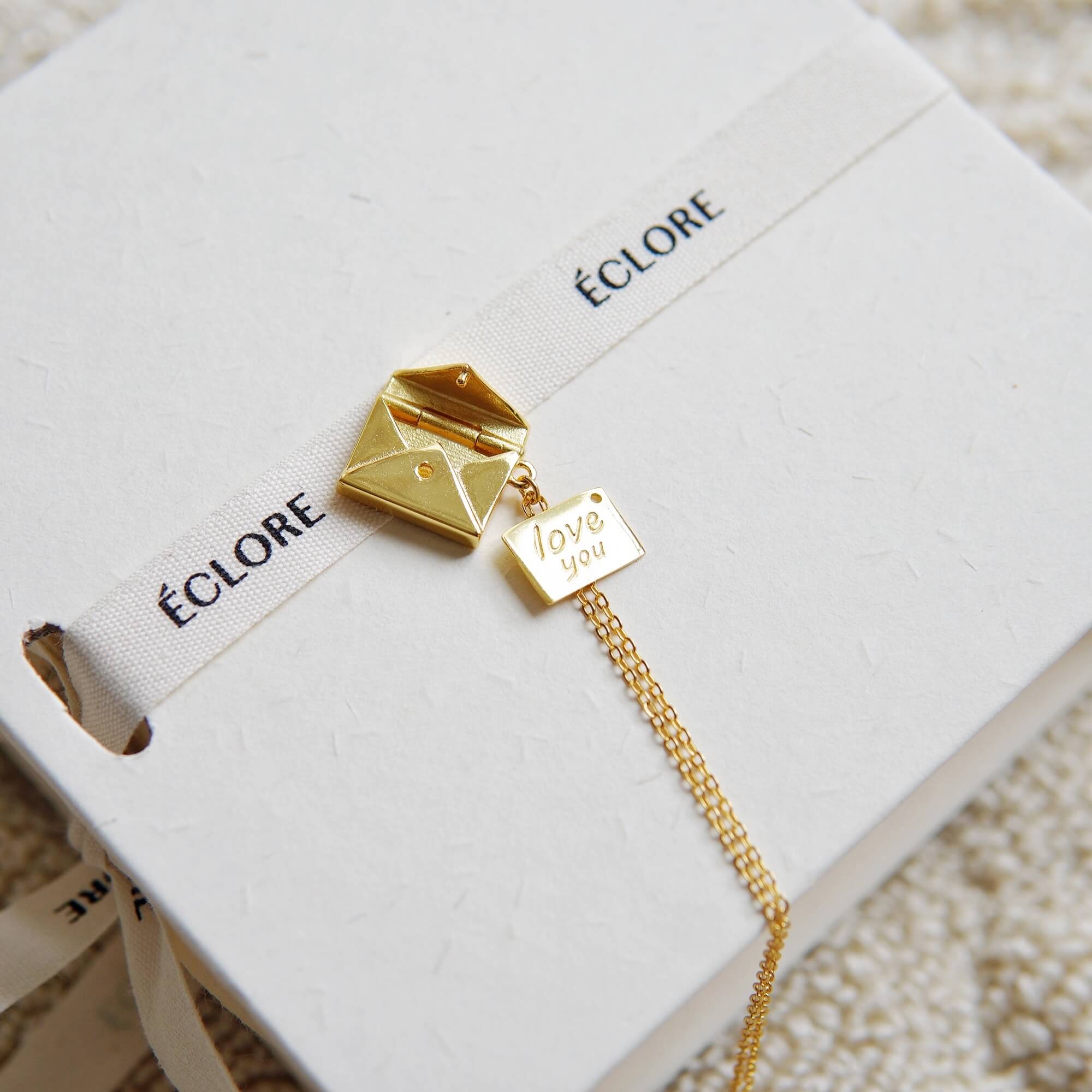 Envelope Locket Necklace - eclorejewelry
