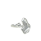 Irregular Shaped Silver Ring - eclorejewelry