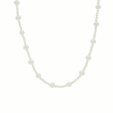 Camellia Pearl Necklace - eclorejewelry