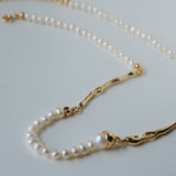 Cattail Pearl Necklace - eclorejewelry