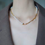 Cattail Pearl Necklace - eclorejewelry