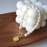 Coin Pearl Bracelet - eclorejewelry