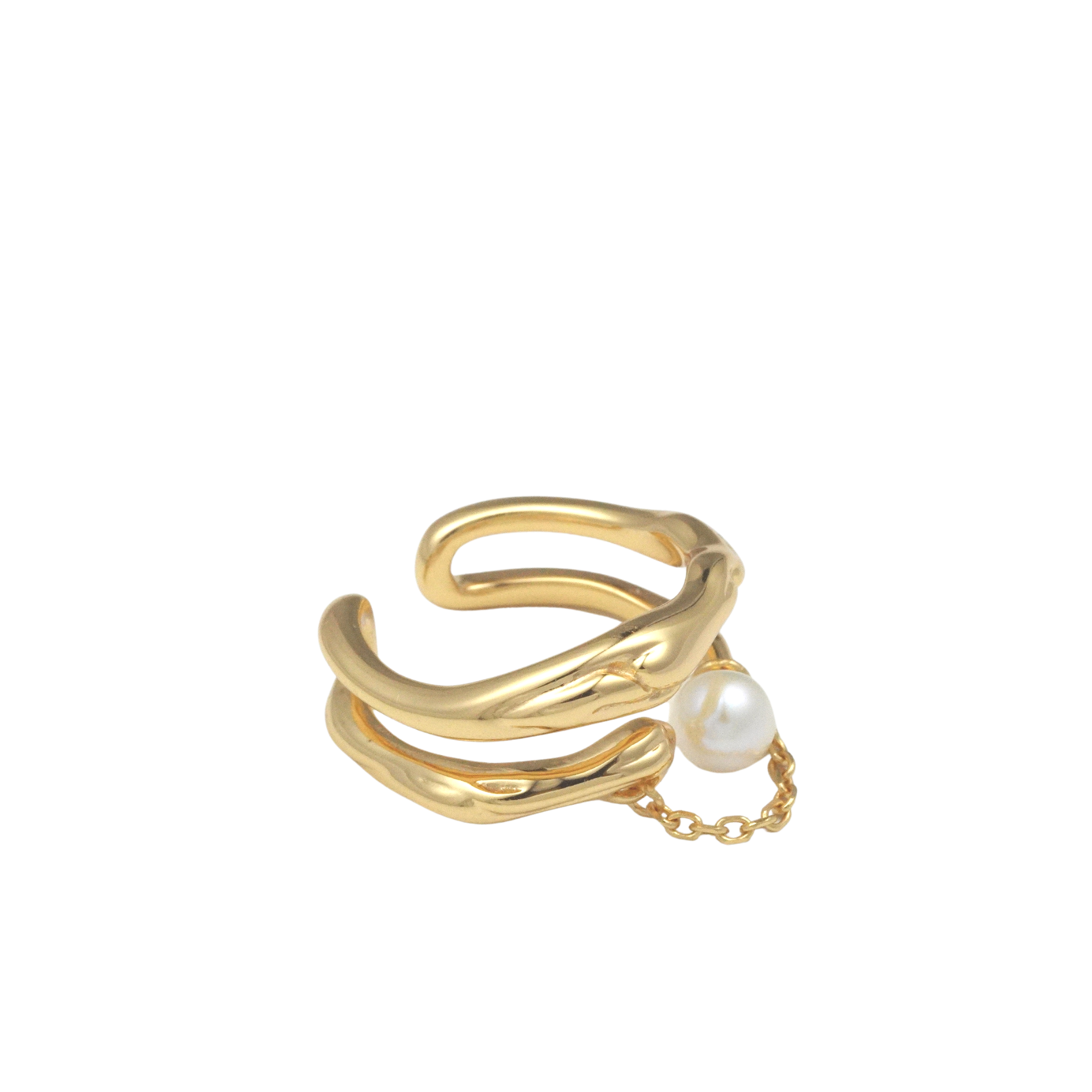 vintage pearl ring - eclorejewelry