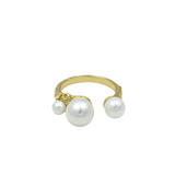 Open Pearl Ring - eclorejewelry